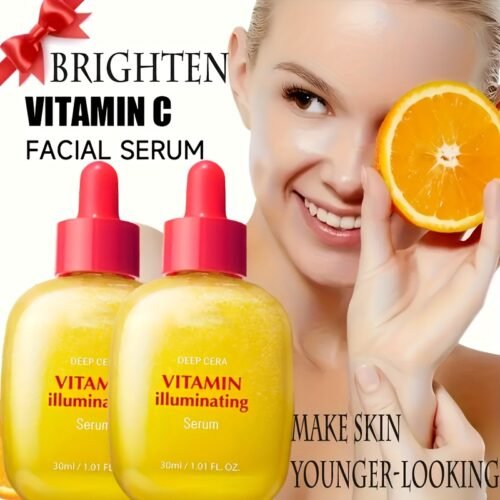 Sérum Facial de 30ml con Vitamina C y Ácido Hialurónico